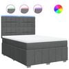 vidaXL &Kappa;&rho;&epsilon;&beta;ά&tau;&iota; Boxspring &mu;&epsilon; &Sigma;&tau;&rho;ώ&mu;&alpha; &Sigma;&kappa;&omicron;ύ&rho;&omicron; &Gamma;&kappa;&rho;&iota; 140x200 &epsilon;&kappa; &Upsilon;&phi;&alpha;&sigma;&mu;ά&tau;&iota;&nu;&omicron;