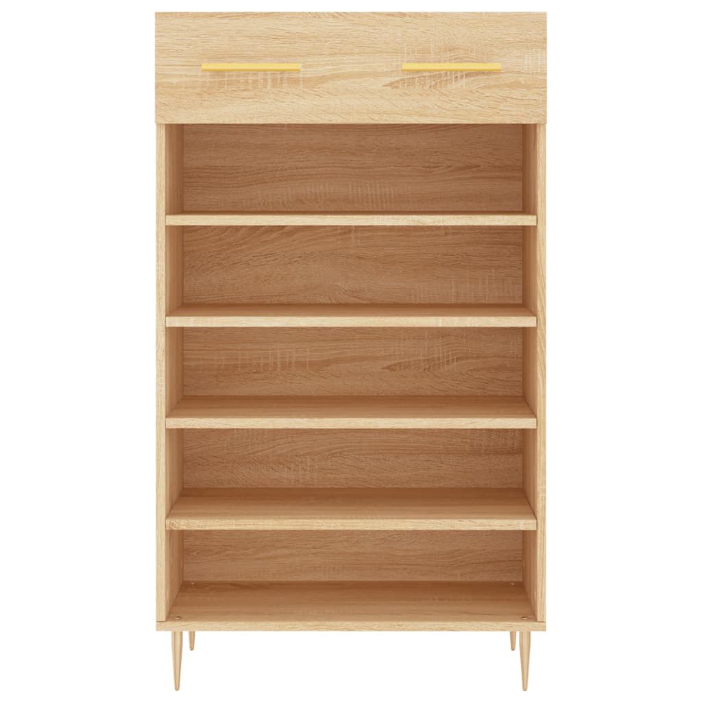 vidaXL Παπουτσοθήκη Sonoma Δρυς 60x35x105 εκ. από Επεξεργασμένο Ξύλο