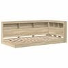 vidaXL Κρεβάτι Βιβλιοθήκης Δρύς Sonoma 75 x 190 cm Επεξεργασμένο ξύλο