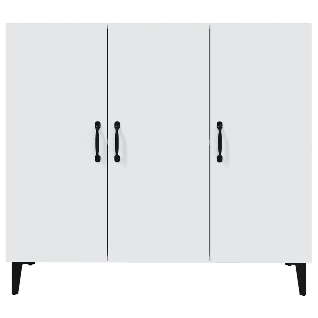 vidaXL Μπουφές Λευκός 90 x 34 x 80 εκ. από Επεξεργασμένο Ξύλο
