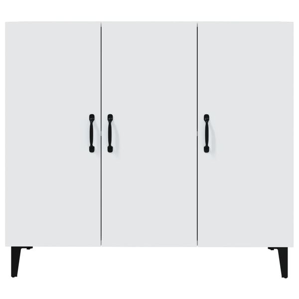 vidaXL Μπουφές Λευκός 90 x 34 x 80 εκ. από Επεξεργασμένο Ξύλο