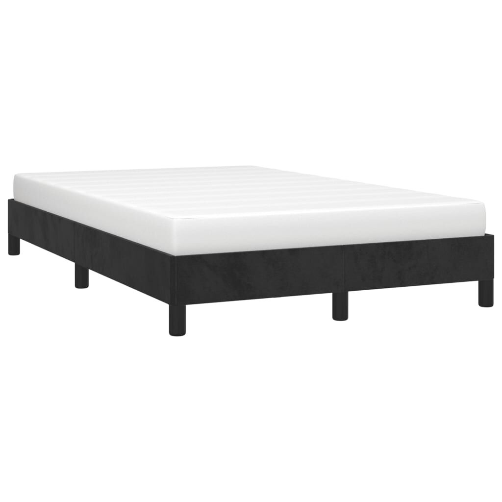 vidaXL Σκελετός Κρεβατιού Χωρίς Στρώμα Μαύρο 120x200 εκ. Βελούδινο