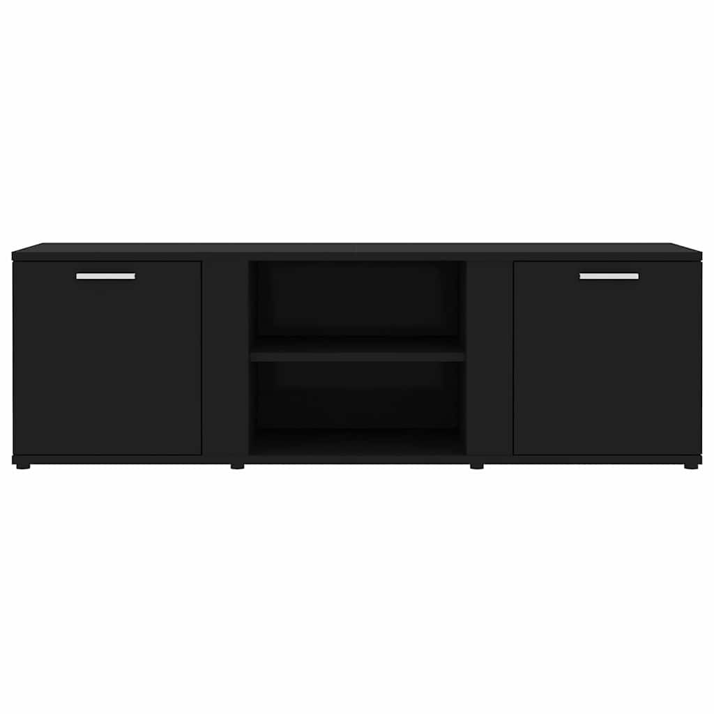 vidaXL Έπιπλο Τηλεόρασης Μαύρο 120 x 34 x 37 εκ. από Επεξ. Ξύλο
