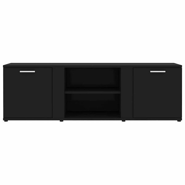 vidaXL Έπιπλο Τηλεόρασης Μαύρο 120 x 34 x 37 εκ. από Επεξ. Ξύλο