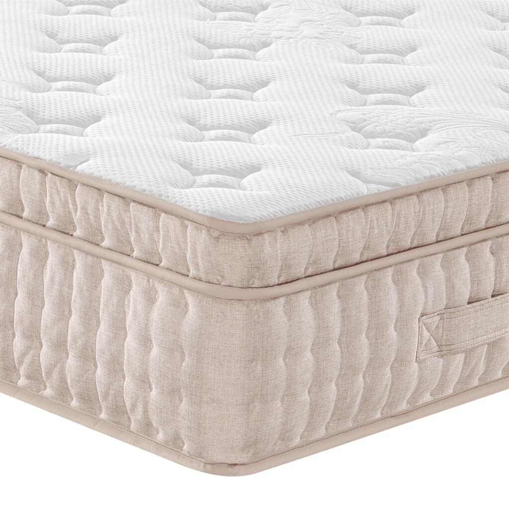 vidaXL Στρώμα με Pocket Springs Μεσαία Σκληρότητα 90x200 εκ.