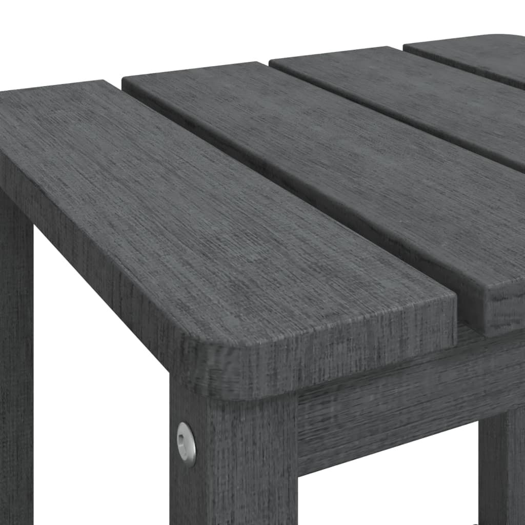 vidaXL Τραπέζι Κήπου Adirondack Ανθρακί 38 x 38 x 46 εκ. από HDPE