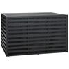 vidaXL Μπαούλο Αποθήκευσης Κήπου Ανθρακί 150x100x100 εκ. Αλουμινίου
