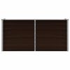 vidaXL Ζαρντινιέρα Υπερυψωμένη Καφέ 160x40x77 εκ. Γαλβανισμ. Χάλυβας