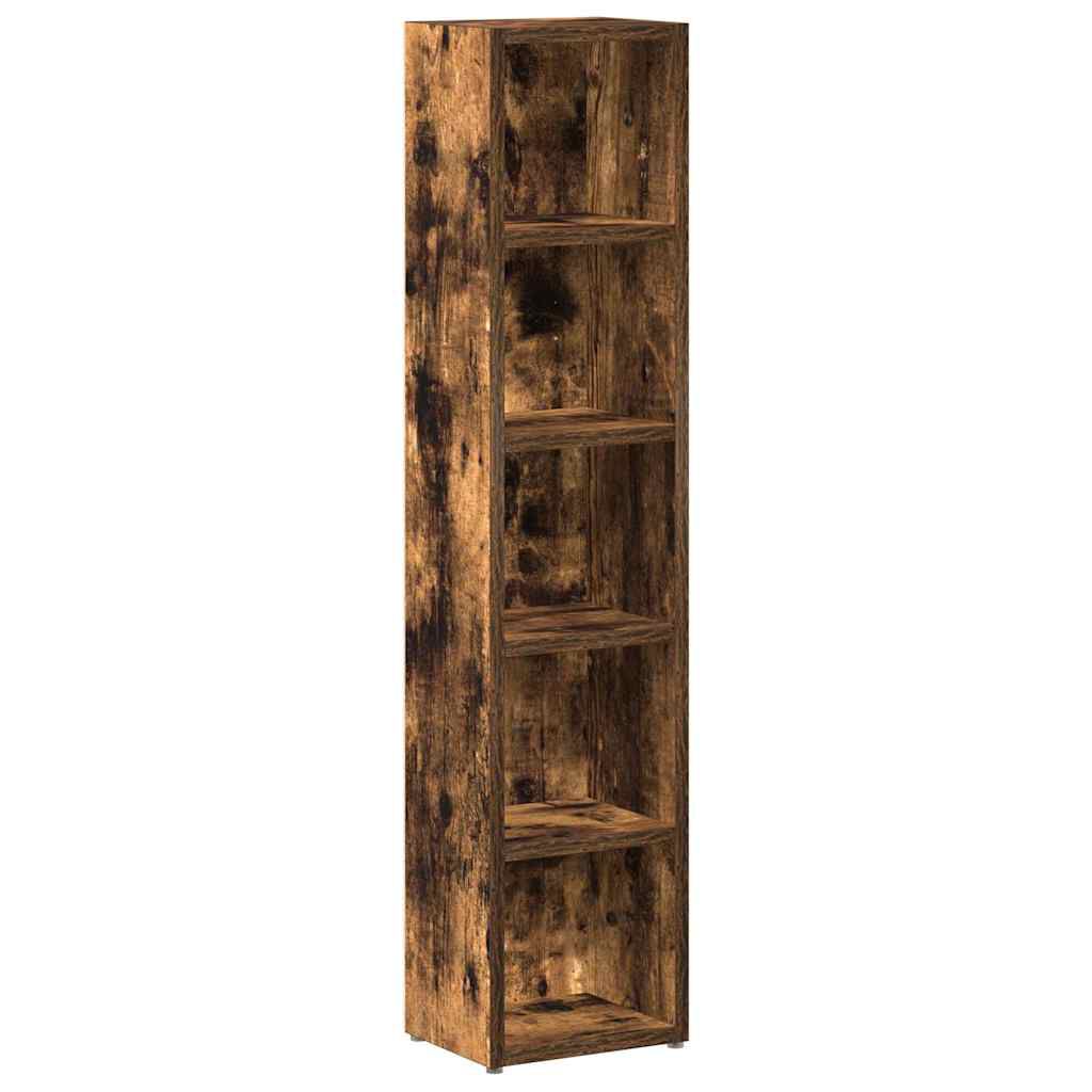 vidaXL Ντουλάπια CD 2 τεμ. Καπν. Δρυς 21x16x93,5 εκ Επεξεργασμένο Ξύλο