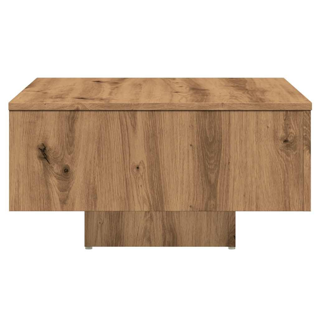 vidaXL Τραπεζάκι Σαλονιού Αρτισιανή Δρυς 60x60x31,5εκ Επεξεργασμ. Ξύλο