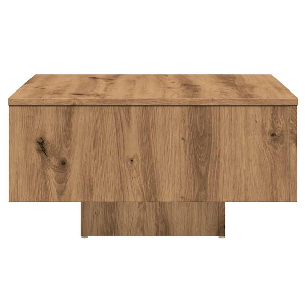 vidaXL Τραπεζάκι Σαλονιού Αρτισιανή Δρυς 60x60x31,5εκ Επεξεργασμ. Ξύλο