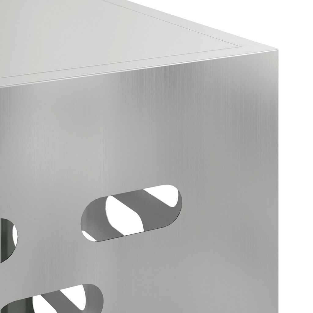 vidaXL Κάλυμμα Κλιματιστικού 110x50x80 εκ Γαλβανισμένο Ατσάλι