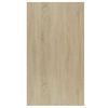 vidaXL Ραφιέρα / Βιβλιοθήκη Sonoma Δρυς 50x25x80 εκ. από Επεξ. Ξύλο