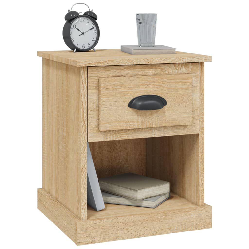 vidaXL Κομοδίνο Sonoma Δρυς 39x39x47,5 εκ. από Επεξεργασμένο Ξύλο