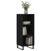 vidaXL Ντουλάπι Μαύρο 34,5x32,5x90 εκ. Επεξεργασμένο Ξύλο