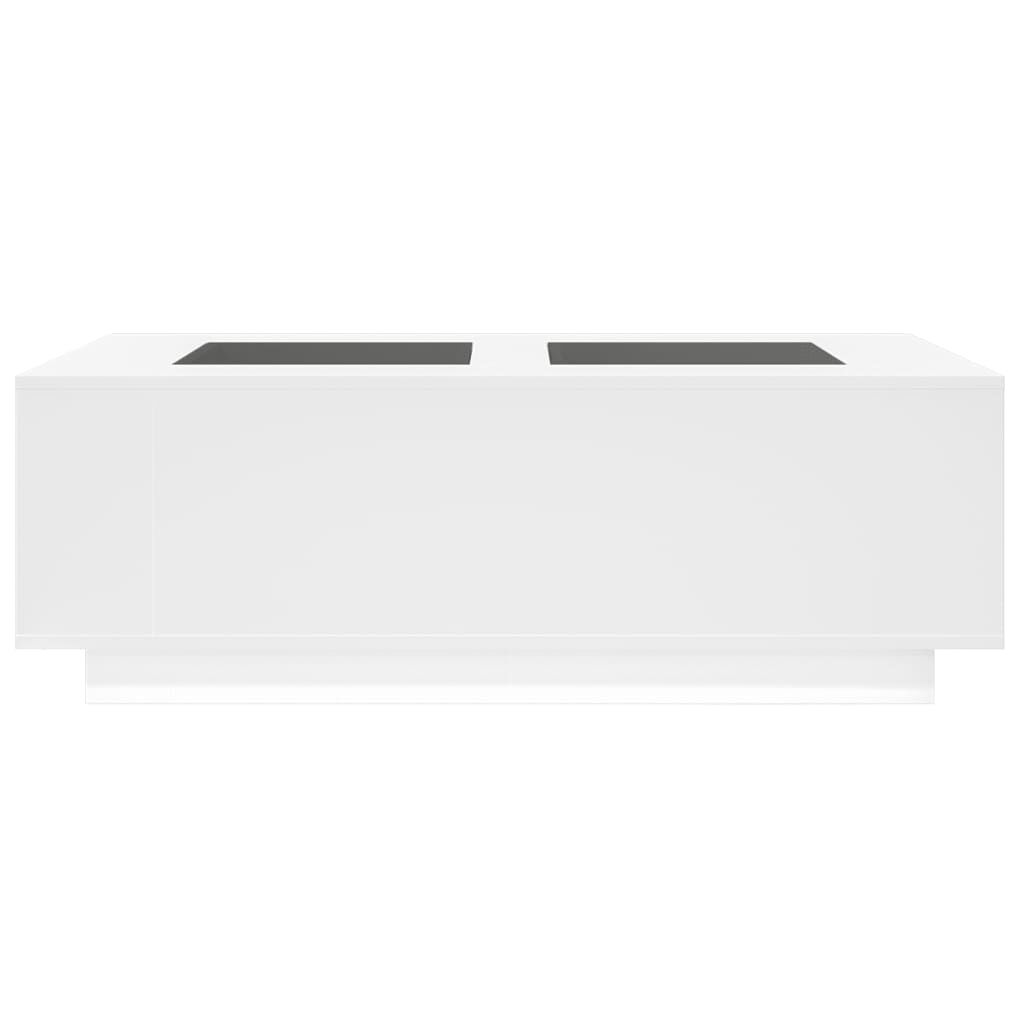 vidaXL Τραπεζάκι Σαλονιού Infinity LED Λευκό 116x69x40 εκ.