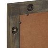 vidaXL Καθρέφτης μπάνιου γκρι 50x3x70 cm από μασίφ ξύλο Μάνγκο