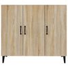 vidaXL Ντουλάπι Sonoma δρυς 90x34x80 εκ. Επεξεργασμένο Ξύλο