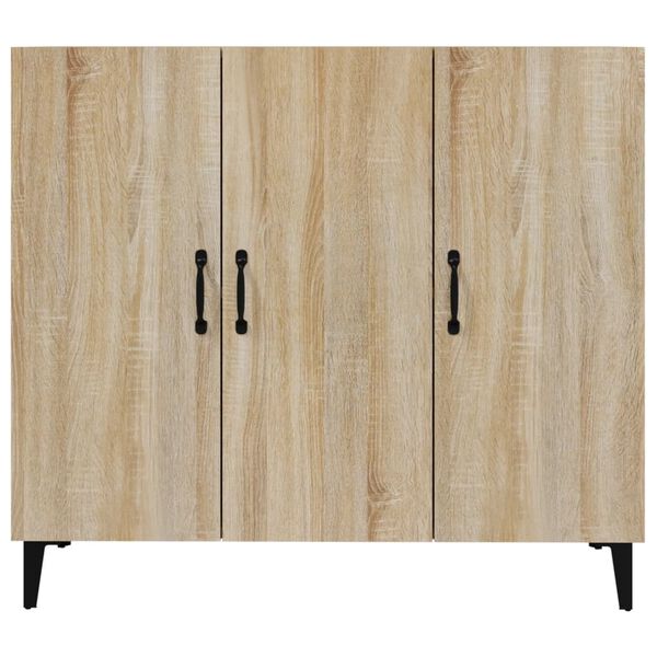 vidaXL Ντουλάπι Sonoma δρυς 90x34x80 εκ. Επεξεργασμένο Ξύλο