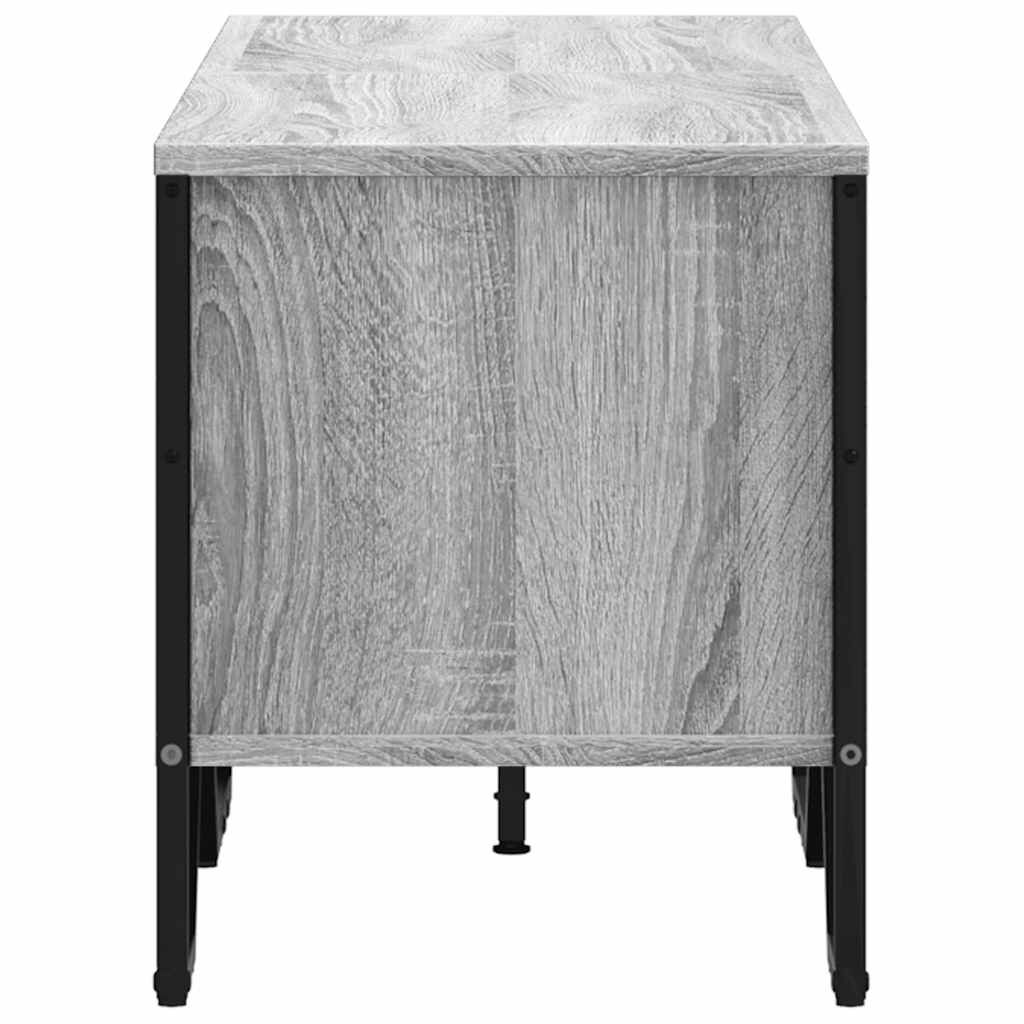 vidaXL Έπιπλο Τηλεόρασης Γκρι Sonoma 122x34x41 εκ. από Επεξεργ. Ξύλο