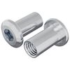 vidaXL &Pi;&alpha;&xi;&iota;&mu;ά&delta;&iota; &Kappa;&lambda;&epsilon;&iota;&delta;ώ&mu;&alpha;&tau;&omicron;&sigmaf; 2 &tau;&epsilon;&mu;. &Nu;ί&kappa;&epsilon;&lambda; M6 x 25 mm &Alpha;&tau;&sigma;ά&lambda;&iota;