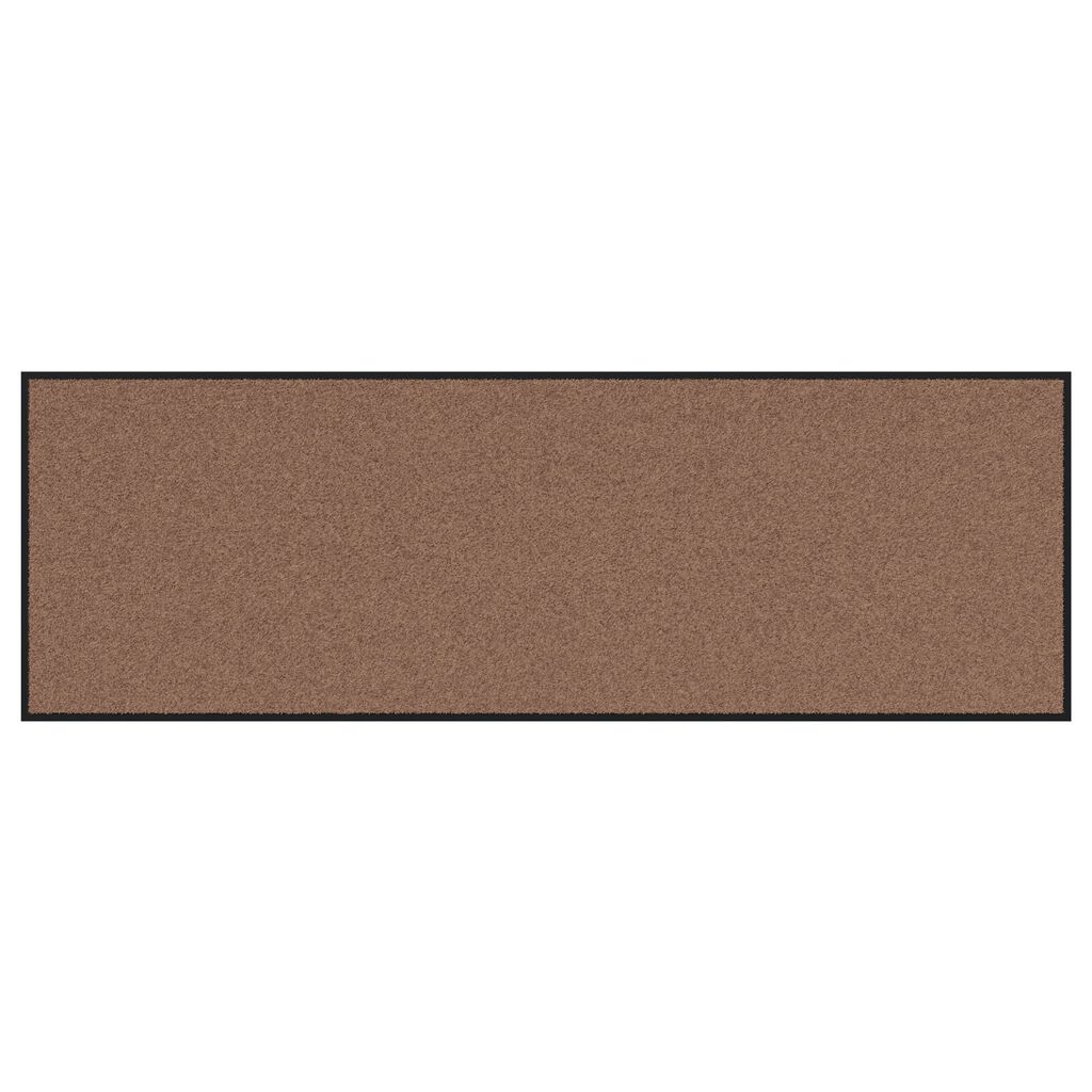 vidaXL Χαλάκι Εξώπορτας Καφέ και Μαύρο 60 x 180 cm