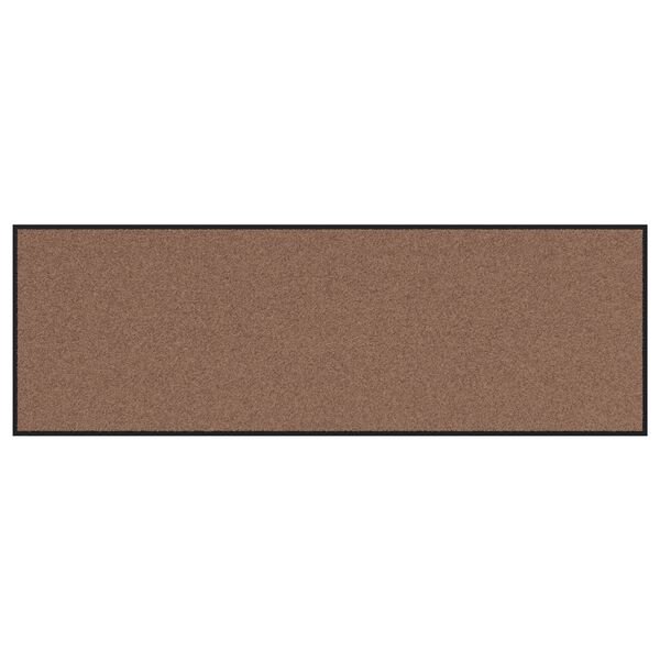 vidaXL Χαλάκι Εξώπορτας Καφέ και Μαύρο 60 x 180 cm