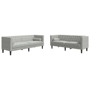 vidaXL &Kappa;&alpha;&nu;&alpha;&pi;έ&sigmaf; &sigma;&alpha;&lambda;&omicron;&nu;&iota;&omicron;ύ 2 pcs &Alpha;&nu;&omicron;&iota;&chi;&tau;ό &gamma;&kappa;&rho;&iota; 194 x 74,5 x 70,5 &epsilon;&kappa;.