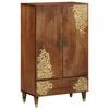vidaXL Highboard &Kappa;&alpha;&phi;έ 60 x 33 x 100 &epsilon;&kappa;. &Sigma;&tau;&epsilon;&rho;&epsilon;ό &xi;ύ&lambda;&omicron; &mu;ά&nu;&gamma;&kappa;&omicron;