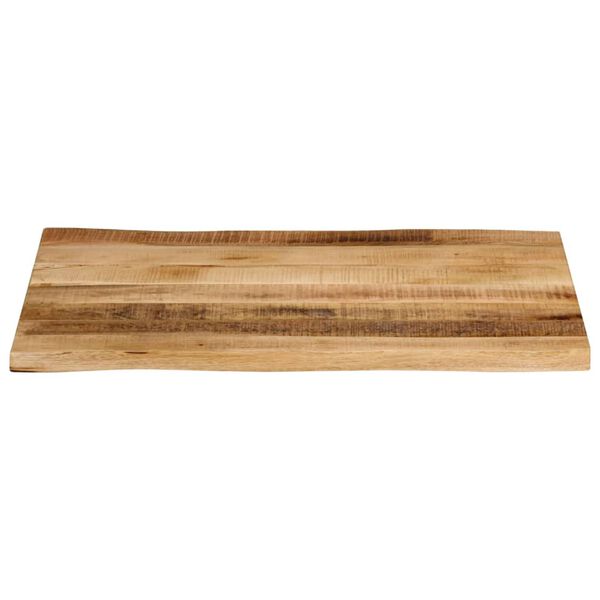 vidaXL Επιφάνεια Τραπεζιού 80x60x3,8 εκ. Live Edge Μασίφ Ξύλο Μάνγκο