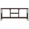 vidaXL Έπιπλο Τηλεόρασης Καφέ Δρυς 100x35x45 εκ. Επεξ. Ξύλο/Σίδερο