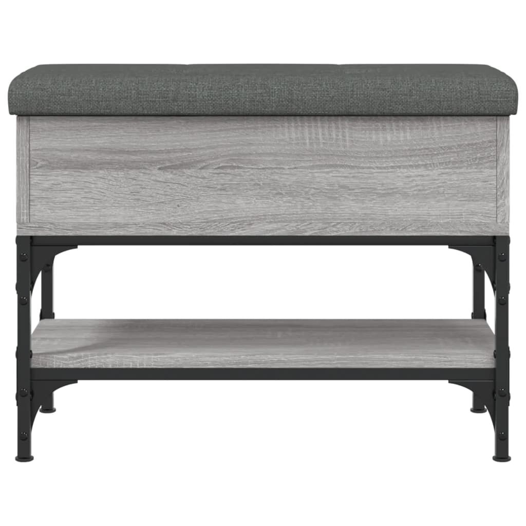 vidaXL Παπουτσοθήκη Γκρι Sonoma 62x32x45 εκ. από Επεξεργασμένο Ξύλο