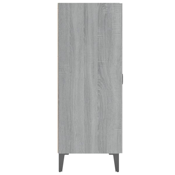 vidaXL Ντουλάπι Γκρι Sonoma 69,5 x 34 x 90 εκ. από Επεξεργασμένο Ξύλο