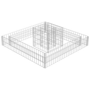 vidaXL &Sigma;&upsilon;&rho;&mu;&alpha;&tau;&omicron;&kappa;&iota;&beta;ώ&tau;&iota;&omicron; &Gamma;&lambda;ά&sigma;&tau;&rho;&alpha; 120 x 120 x 20 &epsilon;&kappa;. &Gamma;&alpha;&lambda;&beta;&alpha;&nu;&iota;&sigma;&mu;έ&nu;&omicron;&sigmaf; &Chi;ά&lambda;&upsilon;&beta;&alpha;&sigmaf;
