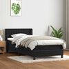 vidaXL &Kappa;&rho;&epsilon;&beta;ά&tau;&iota; Boxspring &mu;&epsilon; &Sigma;&tau;&rho;ώ&mu;&alpha; &Mu;&alpha;ύ&rho;&omicron; 90x220 &epsilon;&kappa;. &Beta;&epsilon;&lambda;&omicron;ύ&delta;&iota;&nu;&omicron;