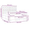 vidaXL &Kappa;&rho;&epsilon;&beta;ά&tau;&iota; &mu;&epsilon; &epsilon;&lambda;&alpha;&tau;ή&rho;&iota;&alpha; &Sigma;&kappa;&omicron;ύ&rho;&omicron; &pi;&rho;ά&sigma;&iota;&nu;&omicron; 160 x 200 cm &Beta;&epsilon;&lambda;&omicron;ύ&delta;&omicron;