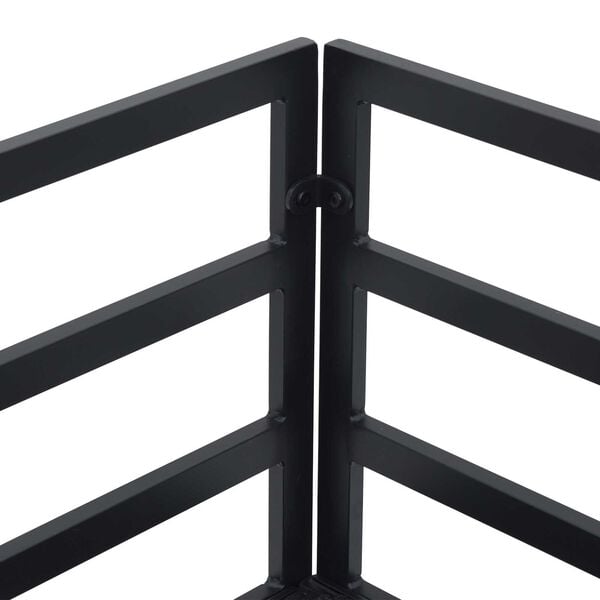 vidaXL Σετ Καναπέ Κήπου 11 pcs Μαύρο 70 x 70 x 32 εκ Αλουμίνιο