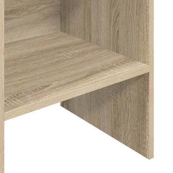 vidaXL Βιβλιοθήκη Χρώμα Sonoma Δρυς 40 x 35 x 180 εκ. από Επεξ. Ξύλο