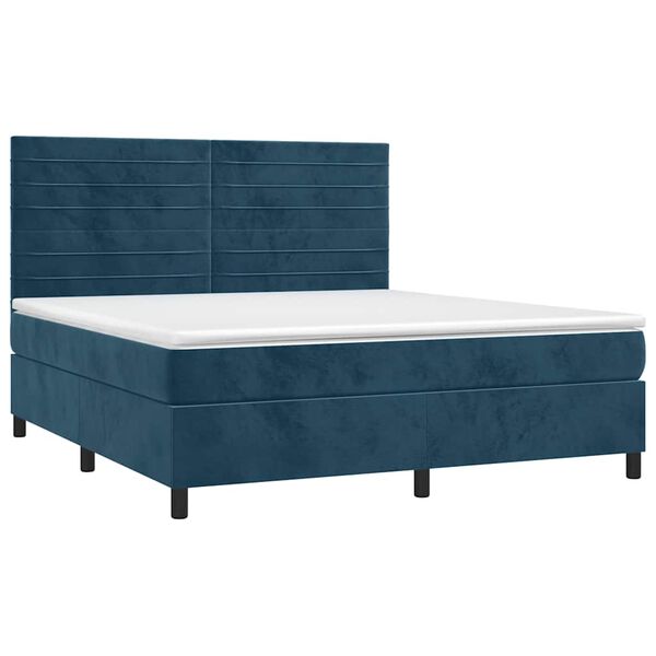 vidaXL &Kappa;&rho;&epsilon;&beta;ά&tau;&iota; Boxspring &mu;&epsilon; &Sigma;&tau;&rho;ώ&mu;&alpha; &Sigma;&kappa;&omicron;ύ&rho;&omicron; &Mu;&pi;&lambda;&epsilon; 180x200 &epsilon;&kappa;. &Beta;&epsilon;&lambda;&omicron;ύ&delta;&iota;&nu;&omicron;