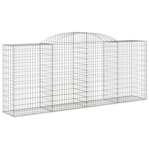 vidaXL Συρματοκιβώτια Τοξωτά 17 τεμ. 300x50x120/120 εκ. Γαλβαν. Ατσάλι