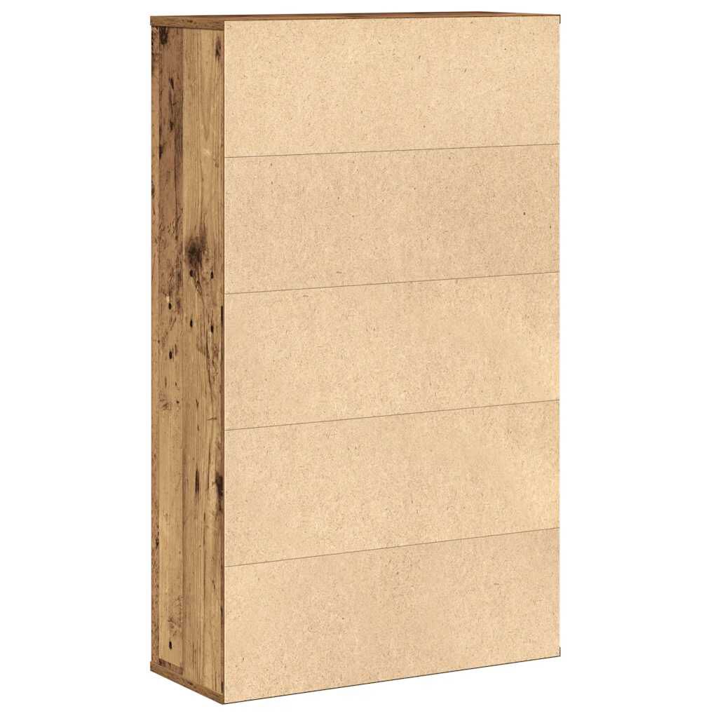 vidaXL Βιβλιοθήκη Όψη Παλαιού Ξύλου 60x24x101,5 εκ. Επεξεργασμένο Ξύλο