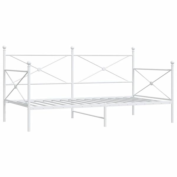 vidaXL &Kappa;&rho;&epsilon;&beta;ά&tau;&iota; &eta;&mu;έ&rho;&alpha;&sigmaf; &chi;&omega;&rho;ί&sigmaf; &sigma;&tau;&rho;ώ&mu;&alpha; &Lambda;&epsilon;&upsilon;&kappa;ό 100x190 cm &Alpha;&tau;&sigma;ά&lambda;&iota;
