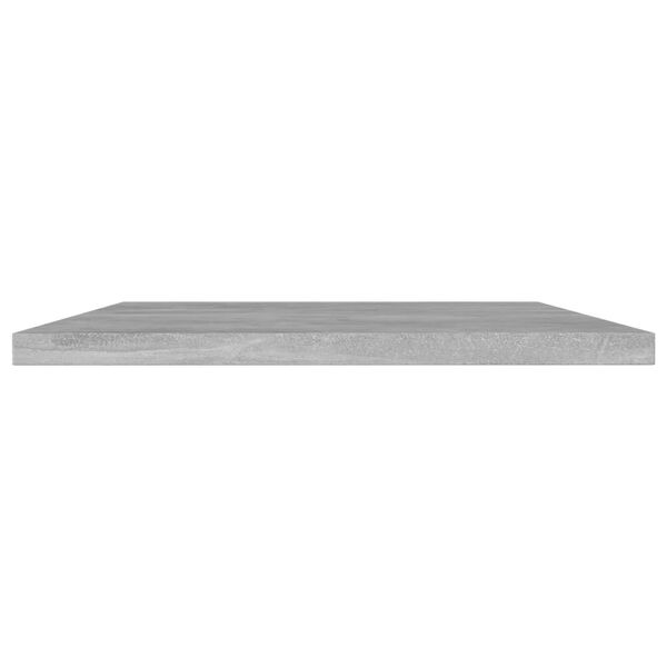 vidaXL Ράφια Βιβλιοθήκης 8 τεμ Γκρι Σκυροδ. 100x30x1,5 εκ. Μοριοσανίδα