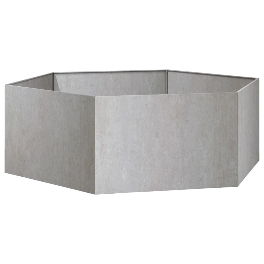vidaXL Ζαρντινιέρα Σκουρ. 138 x 120 x 45εκ. Ατσάλι Σκληρυθέν στον Αέρα