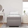 vidaXL Σκελετός Κρεβατιού Taupe 100 x 200 cm ύφασμα