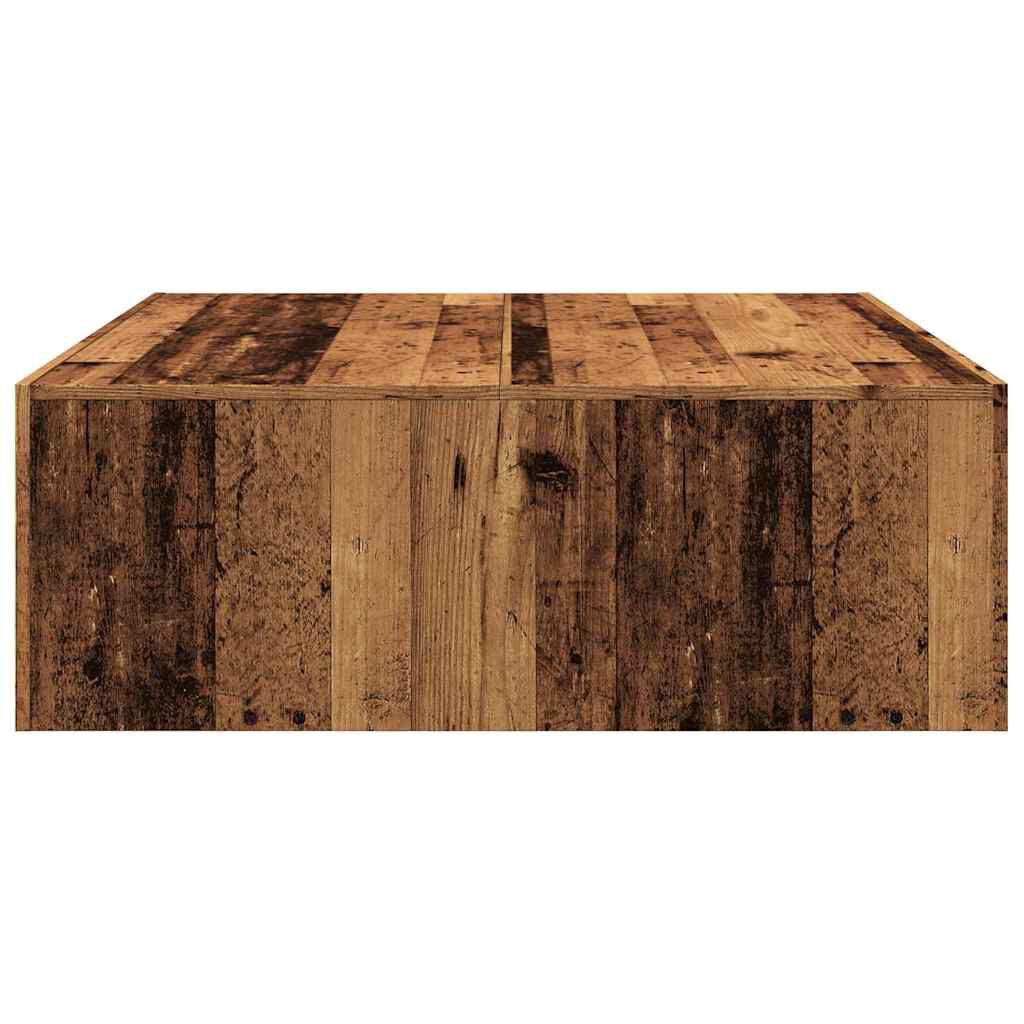 vidaXL Τραπεζάκι Σαλονιού Παλ. Ξύλο 100x100x35 εκ. από Επεξ. Ξύλο