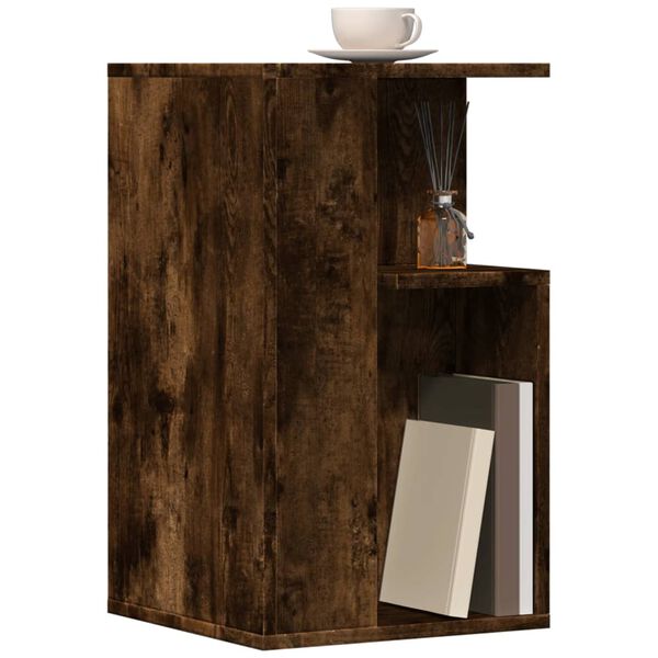 vidaXL Βοηθητικό Τραπέζι Καπνιστή Δρυς 35x35x60 εκ. Επεξεργασμένο Ξύλο