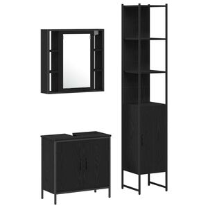 vidaXL &Mu;&omicron;&nu;ά&delta;&epsilon;&sigmaf; &Nu;&iota;&pi;&tau;ή&rho;&alpha; &Mu;&pi;ά&nu;&iota;&omicron;&upsilon; &mu;&epsilon; &rho;ά&phi;&iota; 3 pcs &Mu;&alpha;ύ&rho;&omicron; &Epsilon;&pi;&epsilon;&xi;&epsilon;&rho;&gamma;&alpha;&sigma;&mu;έ&nu;&omicron; &xi;ύ&lambda;&omicron;