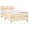 vidaXL &Kappa;&rho;&epsilon;&beta;ά&tau;&iota; Boxspring &mu;&epsilon; &Sigma;&tau;&rho;ώ&mu;&alpha; &Kappa;&rho;&epsilon;&mu; 90x200 &epsilon;&kappa;.&Upsilon;&phi;&alpha;&sigma;&mu;ά&tau;&iota;&nu;&omicron;