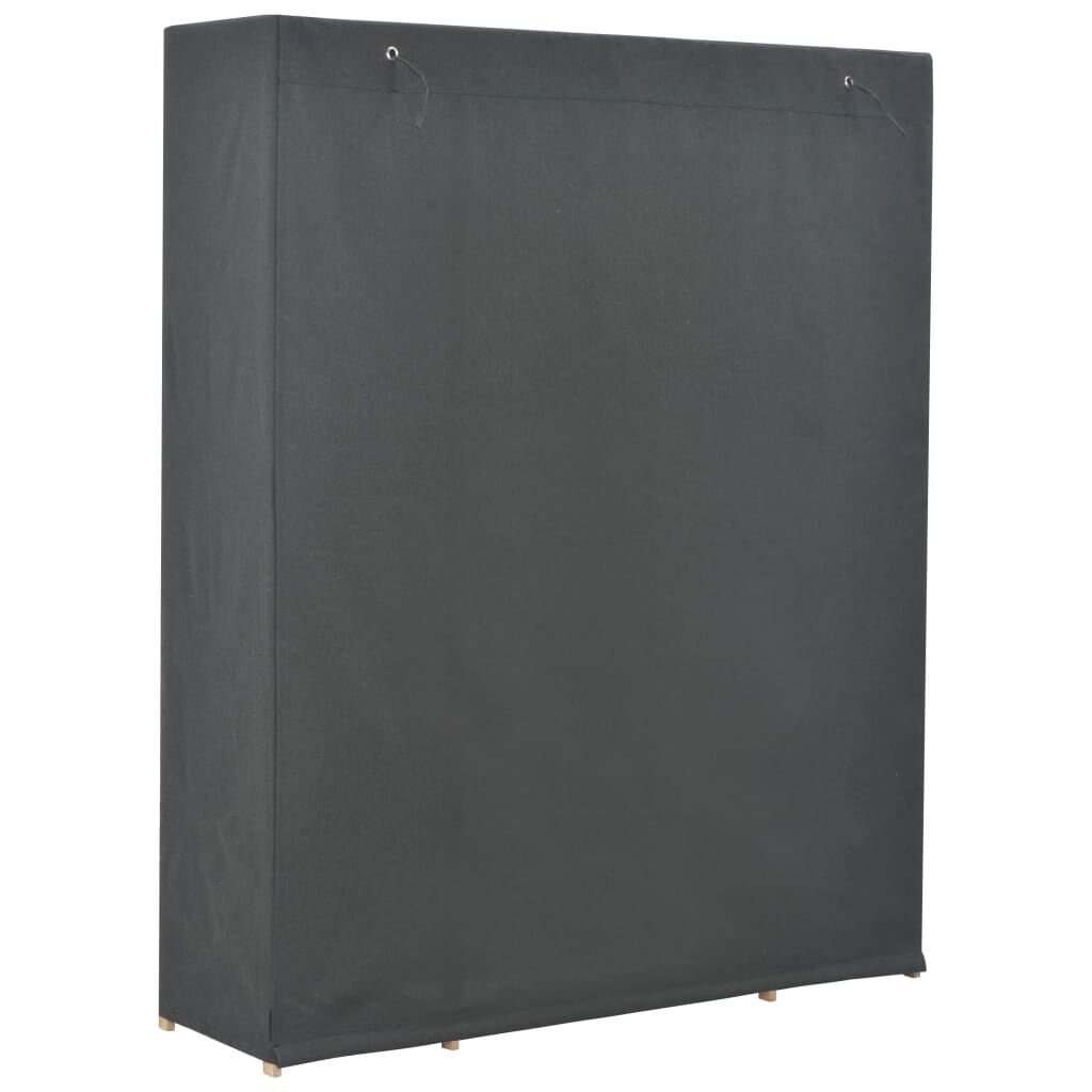 vidaXL Ντουλάπα Γκρι 135 x 40 x 170 εκ. Υφασμάτινη